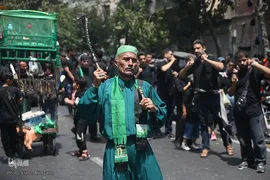 حرکت نمادین کاروان بنی اسد در خیابان های تهران