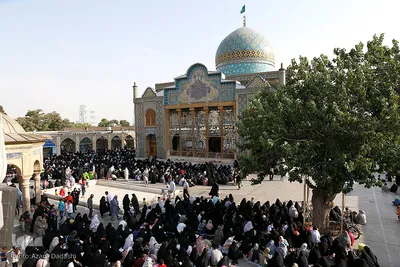 زمزمه‌های دعای عرفه در قزوین