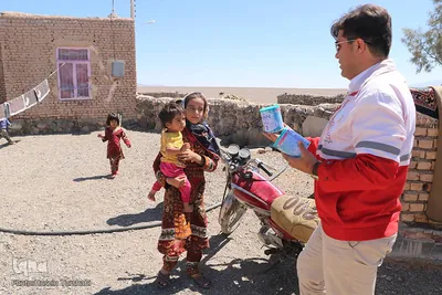 خدمت جهادی کاروان نذر آب ـ خراسان‌جنوبی