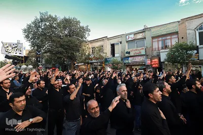 دسته عزاداری هیئت رزمندگان اسلام شهر زنجان