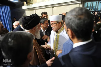 دیدار مسئولان نظام، مهمانان کنفرانس وحدت اسلامی و سفرای کشورهای اسلامی