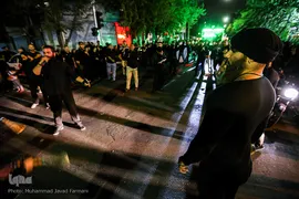 مراسم عزاداری شب عاشورای حسینی در تهران