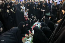 تشییع ‌پیکر شهدای تعرض رژیم اشغالگر صهیونیستی به تهران