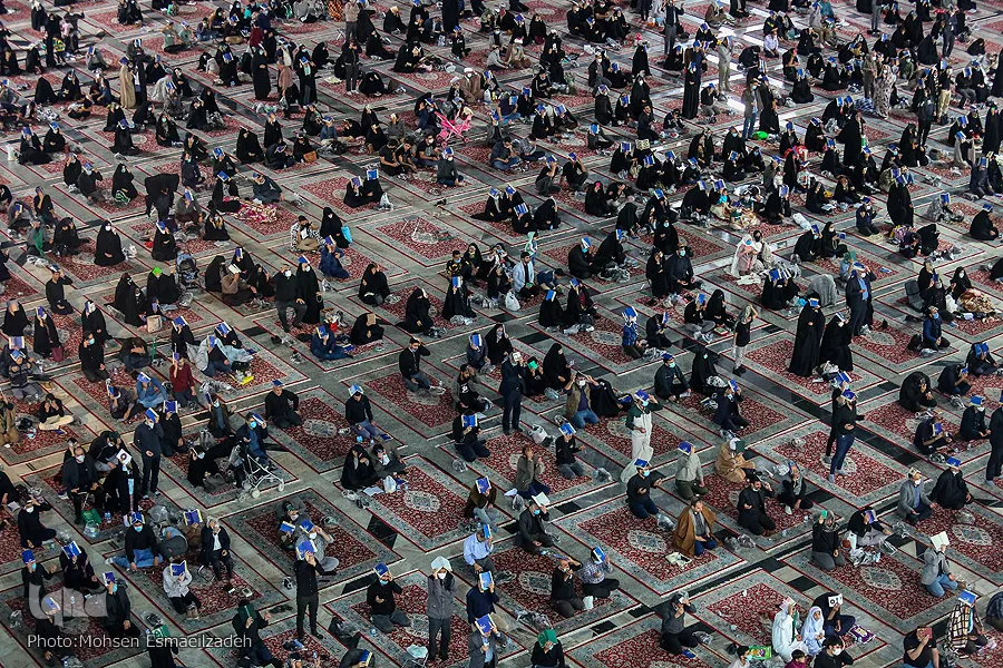 إحیاء الليلة التاسعة عشر من شهر رمضان في الحرم الرضوي