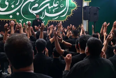 عزاداری هیئت های مذهبی در محله پنبه کاران یزد‎