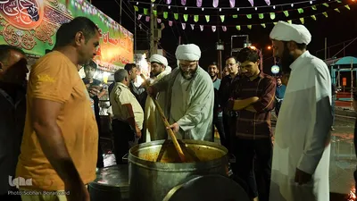 حضور موکب‌داران در جشن‌های مردمی عید غدیر در بصره عراق