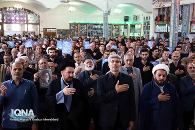 مراسم بزرگداشت اربعین قائد شهید امت حضرت آیت الله سید علی خامنه ای در اهر 