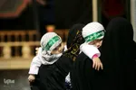 شیرخوارگان حسینی در حرم مطهر حضرت معصومه(س)