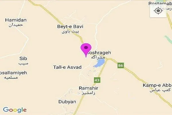 زمین لرزه ۵.۳ ریشتری مشراگه خوزستان را لرزاند