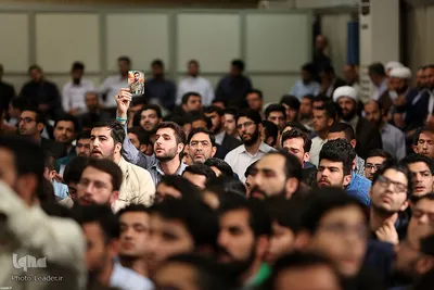 دیدار جمعی از دانشجویان و نمایندگان تشکل‌های دانشجویی با رهبر انقلاب
