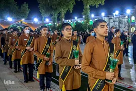 آئین شام غریبان امام رضا(ع) در حرم مطهر شاهچراغ(ع)