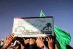 تشعیع پیکر دو شهید گمنام در بیرجند
