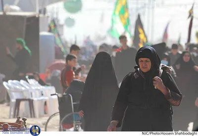 شور و حال زائران حسینی در آستانه اربعین