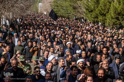 راهپیمایی مردم کرمان در پی شهادت سردار سپهبد شهید قاسم سلیمانی