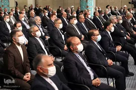 دیدار سفیران و مسئولان وزارت امور خارجه با رهبر انقلاب