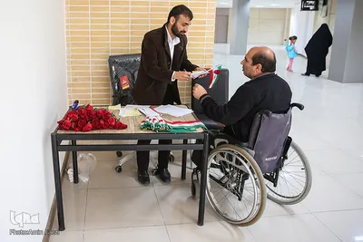 تجلیل از ورزشکاران جانباز و ایثارگر در بنیاد شهید استان فارس‎
