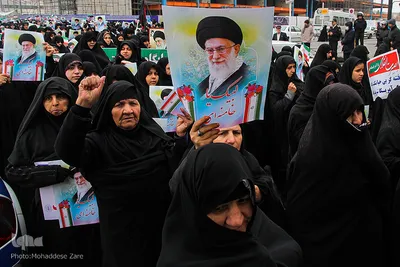 راهپیمایی مردم مشهد در پی حوادث اخیر