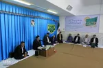 دیدار مدیر مرکز اسناد و کتابخانه‌ملی منطقه شرق کشور با حجت‌الاسلام عبادی
