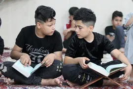محفل انس با قرآن در روستای مگطوع