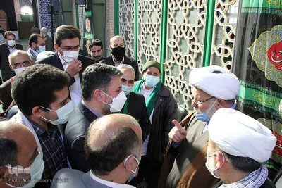حضور فاطمی استاندار یزد در نماز جمعه شهر شاهدیه‎‎
