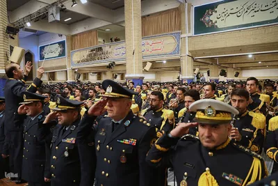دیدار جمعی از فرماندهان نیروی هوایی با مقام معظم رهبری