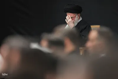 اولین شب مراسم عزاداری شهادت حضرت زهرا(س) با حضور رهبر معظم انقلاب