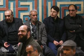 مراسم تجدید عهد هنرمندان با سردار آسمانی