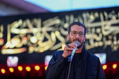 مراسم عزاداری حسینی در سنگ فرش مصلای تبریز