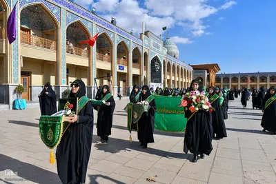 آئین غبارروبی ضریح مطهر حضرت شاهچراغ (ع)