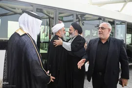 بازگشت حجت الاسلام و المسلمین سید عبدالفتاح نواب نماینده ولی فقیه و سرپرست حجاج ایرانی از حج
