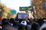 تشییع پیکر دو شهید گمنام در الشتر و نورآباد
