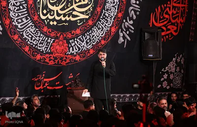 عزاداری شب عاشورای حسینی در هیئت بهشت العباس قم