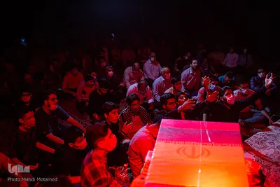 مراسم وداع با شهید گمنام در قزوین