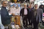 موج پنجاه و هفتمین شب اجتماع مردم  بابلسر  در  میدان شهدای بیت المقدس