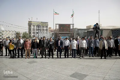مراسم تشییع پیکر شهید صیاد خدایی