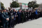 مراسم تشییع و تدفین شهید "احسان غمی تازه کندی" اولین شهید اهری جنگ رمضان در اهر