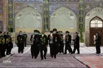 مراسم خطبه خوانی شب شهادت امام رضا(ع) در حرم رضوی‎
