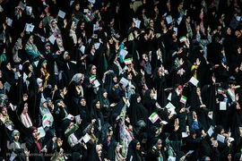 تجمع بزرگ دختران انقلاب در ورزشگاه شهید شیرودی