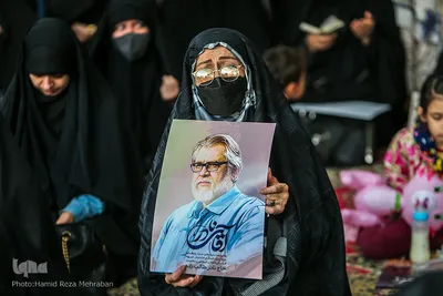 مراسم وداع با هنرمند انقلابی حاج نادر طالب زاده