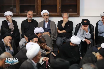 عزاداری روز شهادت امام رضا در دفتر مراجع