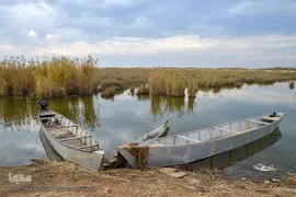 پیوند آب و آسمان در تالاب شادگان