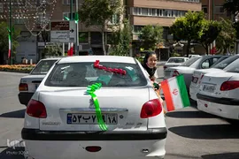 حرکت کاروان شادی عید غدیر در همدان