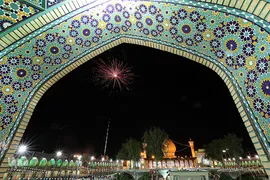 جشن نیمه شعبان در حرم مطهر شاهچراغ(ع)