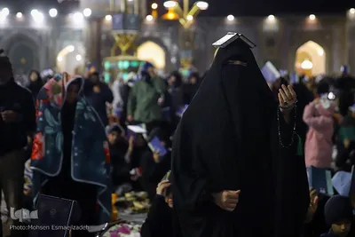 احیای شب ۲۱ رمضان در حرم مطهر رضوی