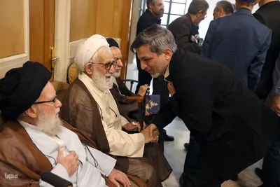 مراسم ختم مادر همسر علی منتظری رئیس جهاددانشگاهی