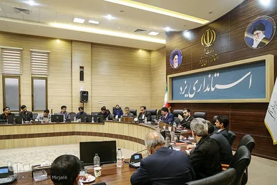 نشست هم اندیشی مهران فاطمی استاندار یزد با اصحاب رسانه‎‎