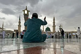 زائران بین‎المللی مدینه پیش از اعزام به مکه