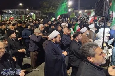 چهل و چهارمین اجتماع و ایستادگی مردم غیور شهرستان بابلسر