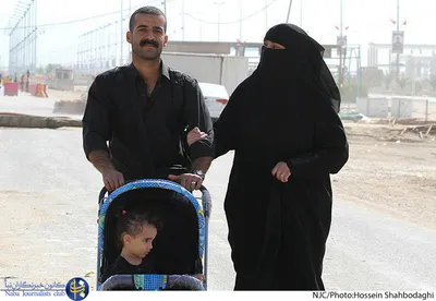 شور و حال زائران حسینی در آستانه اربعین
