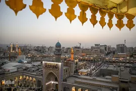آیین سنتی اذن عزا در حرم مطهر رضوی